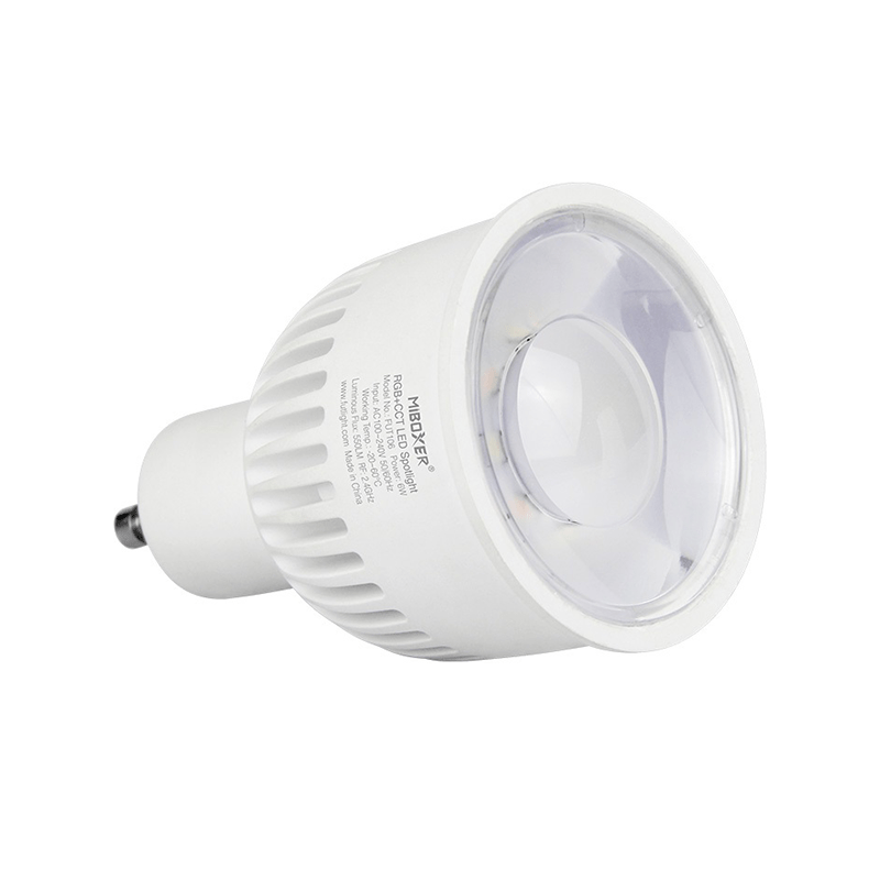 Led-Spot GU10 6W 550 Lumen RGB+CCT MIBOXER dimmbares Licht