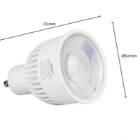 Led-Spot GU10 6W 550 Lumen RGB+CCT MIBOXER dimmbares Licht