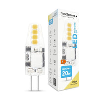 Modee LED G4 2W bulb 180 lumen 2700K warm white light 12V