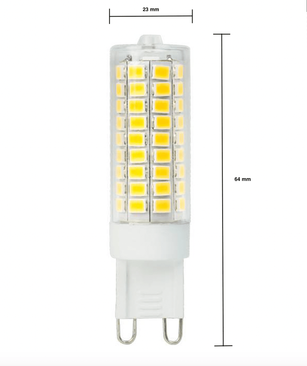 Spectrum LED G9 7W Warmweiß-Glühbirne: Energieeffizienter Ersatz für 70W, 300K ideal für Ambientebeleuchtung