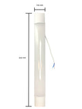 Spectrum LED batten 60cm, 18W 230V, 3000K warm white, 2100 lumens, 120° beam, IP20 White housing