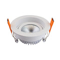 LCB LED-Einbaustrahler 95mm IP65 weiß 5W 420 Lumen 2700K warmweiß
