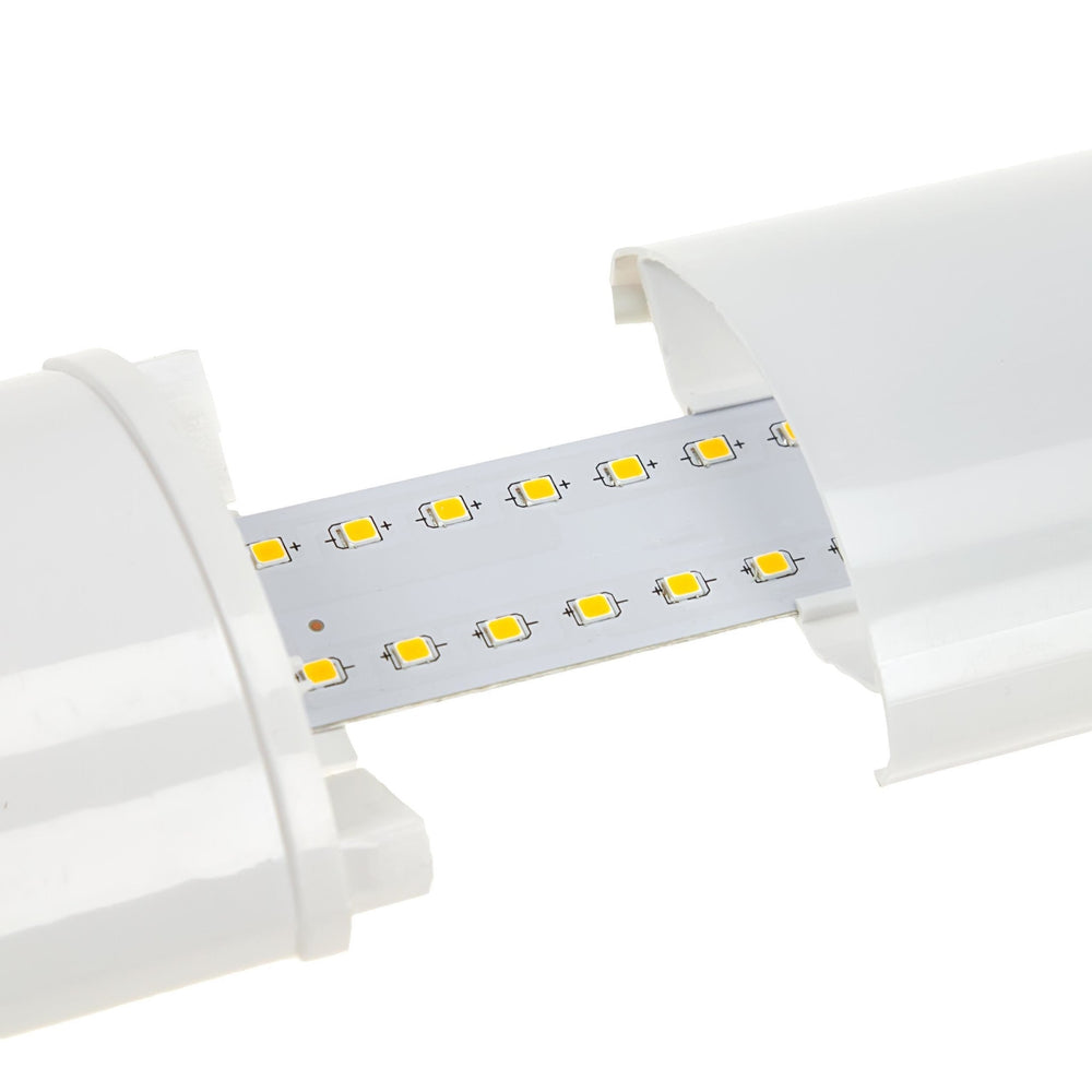 Spectrum LED-Lichtleiste 120cm 32W 3000K Warmweiß 4000 Lumen IP20 Decken- oder Pendelmontage Weiß