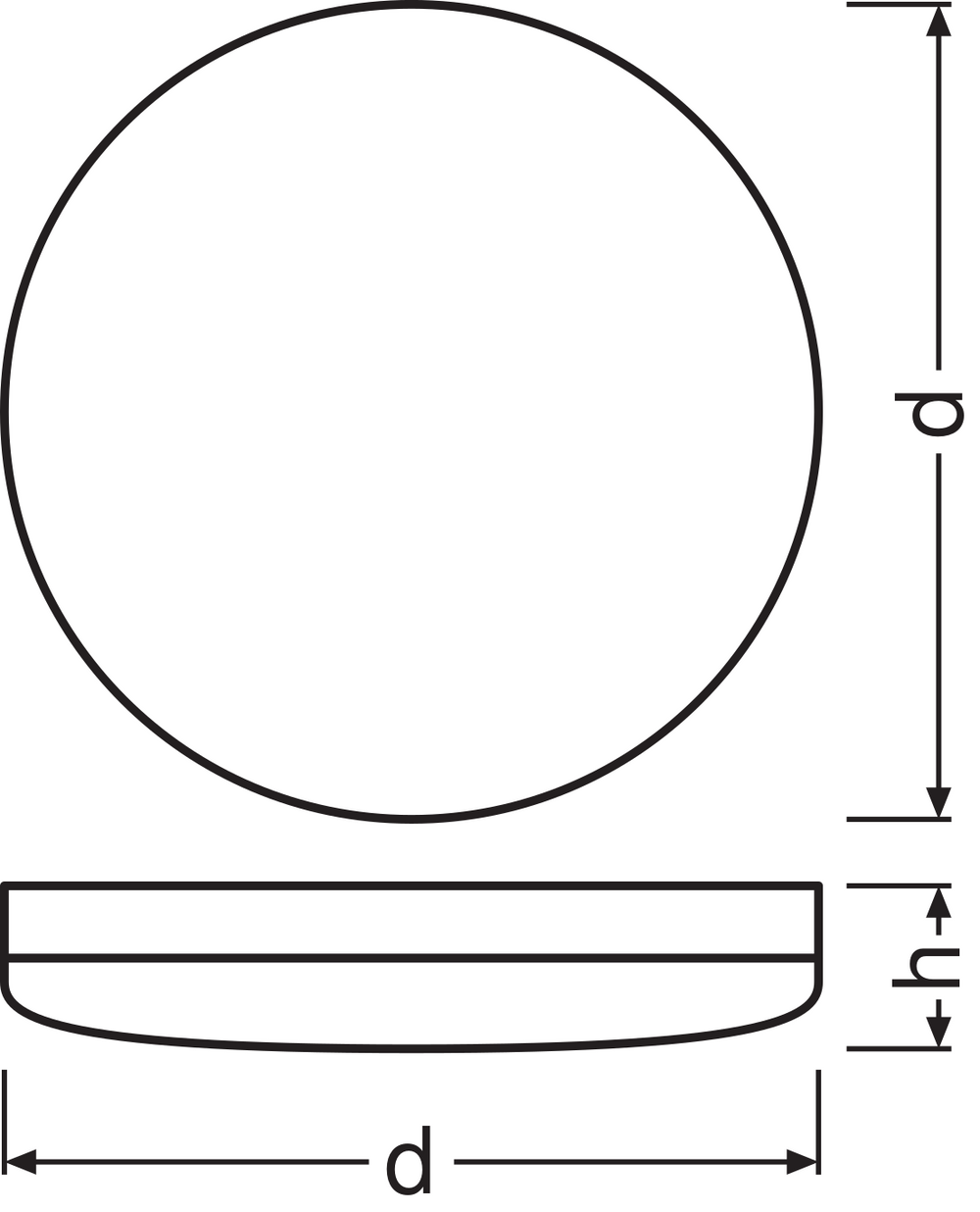 LED-Bulkhead-Decken- oder Wandleuchte, Weiß, IP65 IK10, 24W 1800 Lumen, 3000K warmweiß, Ø300mm