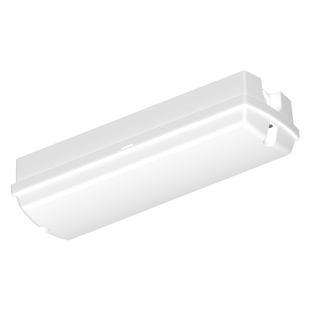 LED Bulkhead Kompakt Weiß 5W/9W 3000K 500/840 Lumen IP65 Dimmbar 356x115mm