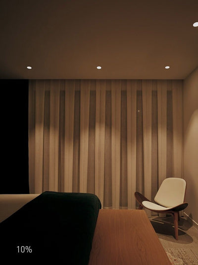 LED Einbaustrahler 85mm IP65 schwarz 5W dim to warm für das Badezimmer