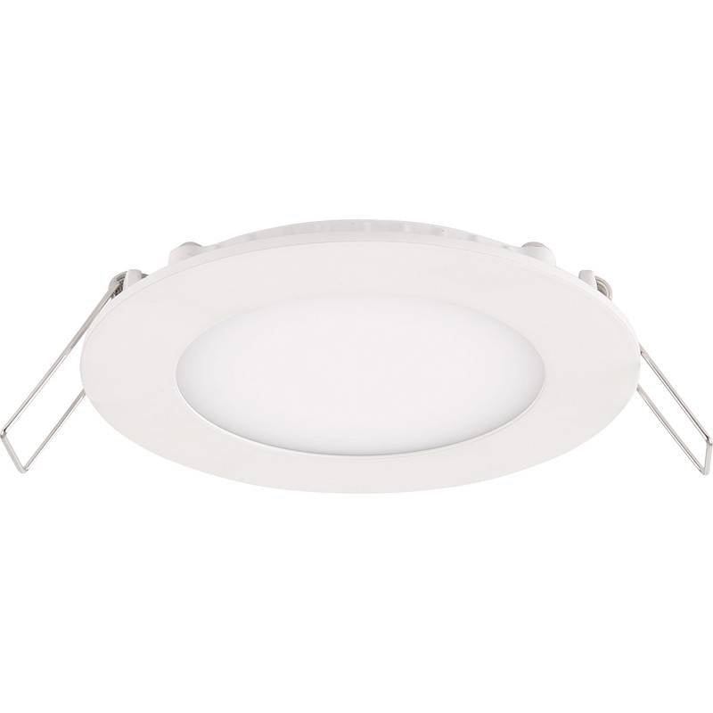 lcb led runder Aluminium Einbaustrahler 3W ersetzt 25W 3000K warmweißes Licht