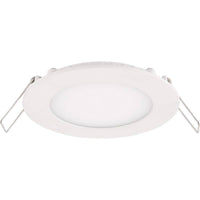 LCB LED recessed downlight round Aluminium 10.5W 3000K warm white IP20 CRI 80 cutout 74mm CE RoHS