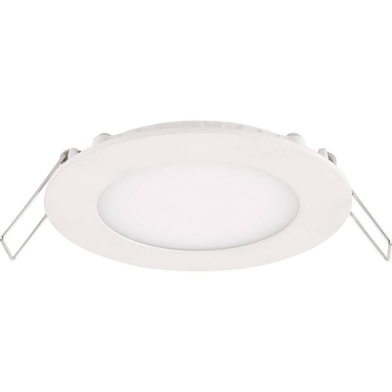 LCB LED recessed downlight round Aluminium 10.5W 3000K warm white IP20 CRI 80 cutout 74mm CE RoHS