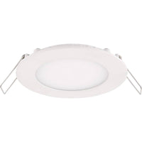 LCB LED recessed spot round aluminium 10.5W 3000K warm white IP20 CRI 80 cutout 74mm 220-240V CE RoHS