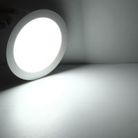 Spectrum LED round ceiling light 18W 1900 lumens 4000K surface or recessed White IP20 IK06 230V