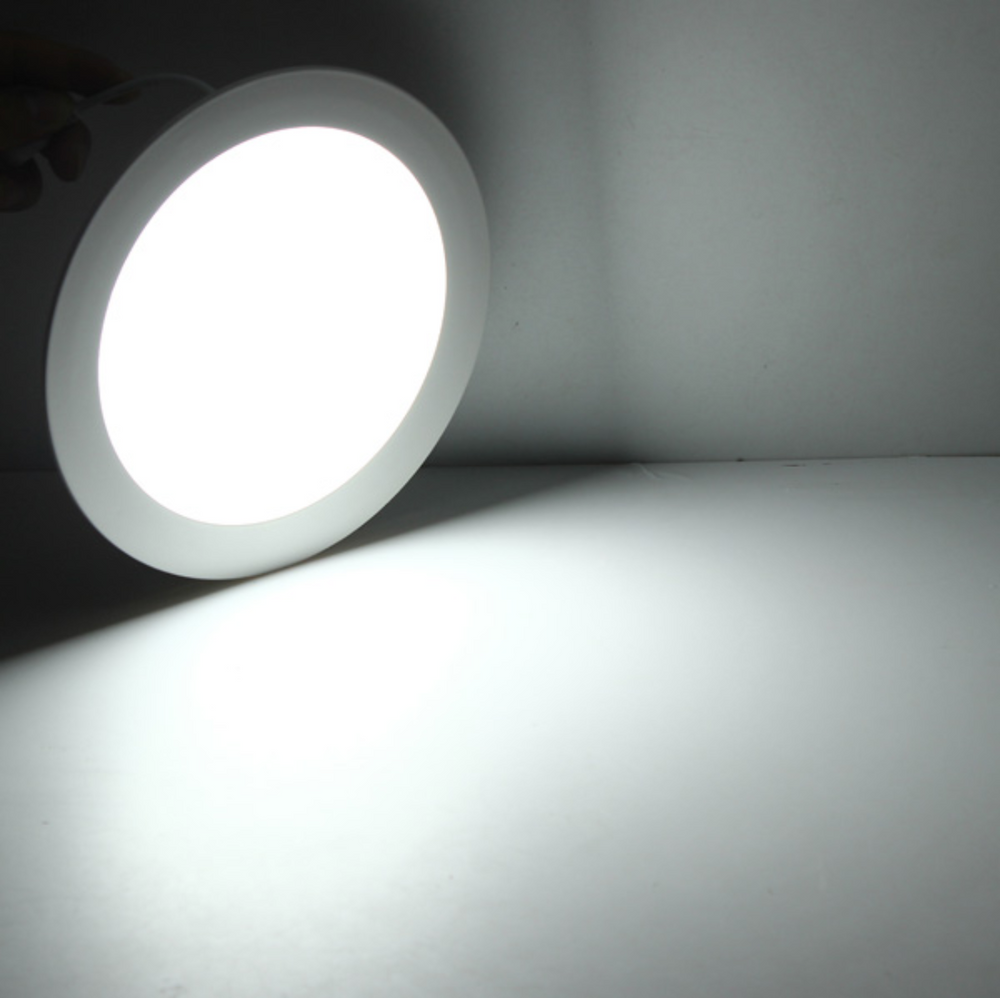 Spectrum LED round ceiling light 18W 1900 lumens 4000K surface or recessed White IP20 IK06 230V