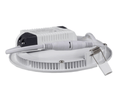 lcb led runder Aluminium Einbaustrahler 3W ersetzt 25W 3000K warmweißes Licht