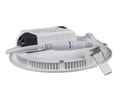 LCB LED recessed downlight round Aluminium 10.5W 3000K warm white IP20 CRI 80 cutout 74mm CE RoHS