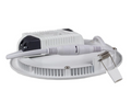 LCB LED recessed spot round aluminium 10.5W 3000K warm white IP20 CRI 80 cutout 74mm 220-240V CE RoHS