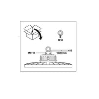LED-Lampe 10,5W 3000K 1521 Lumen, CRI 80, 120° Abstrahlwinkel, IK10, IP20, flimmerfrei, Aluminiumgehäuse, CE RoHS
