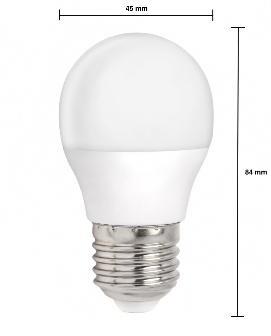 Spectrum LED E27 Glühbirne 1W ersetzt 10W 6000K kaltweiß 90 Lumen nicht dimmbar 230V 270° Abstrahlwinkel