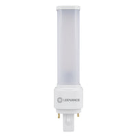 LED PL-C Dulux-D D/E 6W 660 lumens 4000K Cool White G24d-1 2-Pin 230V replacement for 13W
