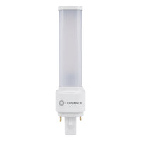 LED PL-C Dulux-D D/E 6W 660 lumens 4000K Cool White G24d-1 2-Pin 230V replacement for 13W