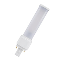 LED PL-C Dulux-D D/E 6W 660 lumens 4000K Cool White G24d-1 2-Pin 230V replacement for 13W
