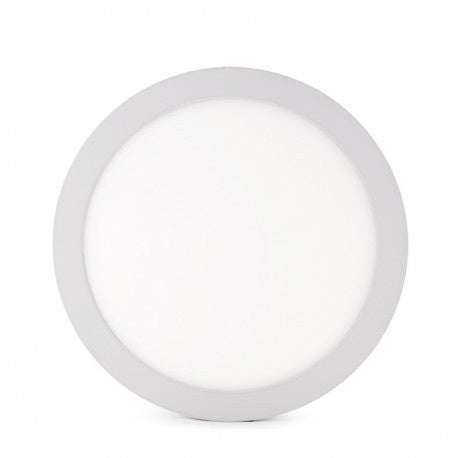 Spectrum LED round ceiling light 18W 1900 lumens 4000K surface or recessed White IP20 IK06 230V
