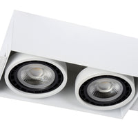 Lucide trimless Einbaustrahler 2xGU10 weiße LED-Lampe IP20