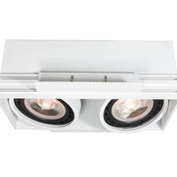 Lucide trimless Einbaustrahler 2xGU10 weiße LED-Lampe IP20