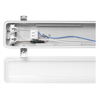 LED wasserdichtes Montageset Gehäuse für 2x150cm LED Röhren, feuchtigkeitsresistente Leistung