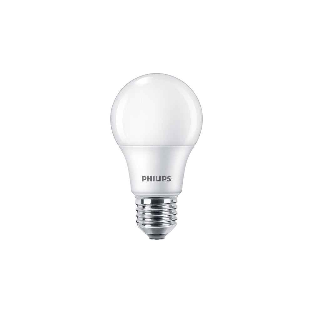 Philips CorePro LED-Lampe 8W A60 E27 3000K 806 Lumen nicht dimmbar mattweiß Ersatz für 60W