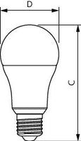 Philips CorePro LED-Lampe A60 E27 13W 3000K 1521 Lumen nicht dimmbar energieeffizient