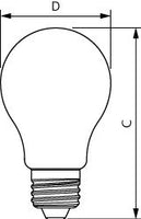 Philips LED Lampe E27 A60 4W 1800K Amber Glas 250 Lumen dimmbar dekoratives Licht