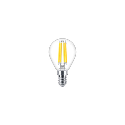 Philips LED Lustre Lampe E14 P45 3.4W ersetzt 40W 2700K Warmweiß 470 Lumen Klar CRI 90 Dimmbar