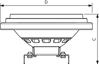 Philips MAS ExpertColor G53 AR111 50W LED-Strahler 40-Grad-Abstrahlwinkel, 2700K Warmweiß