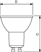 Philips MASTER Value LEDspot GU10 4.9W 2200K-2700K 355 Lumen 36° Abstrahlwinkel 90CRI dimmbar