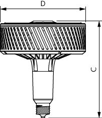 Philips TForce LED HPI UN 140W E40 Kaltweiß 4000K Highbay Lampe 20000 Lumen 120° Abstrahlwinkel CE RoHS