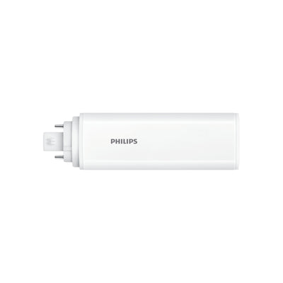 Philips CorePro LED PLT HF 9W 4000K GX24q-3 4P lamp, 1100 lumens, CRI 82, matte finish, 120° beam