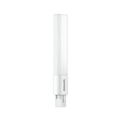 Philips CorePro LED PLS 5W G23 bulb, 3000K, 520 lumen, energy-efficient with 30000 hr lifespan, 120° beam angle