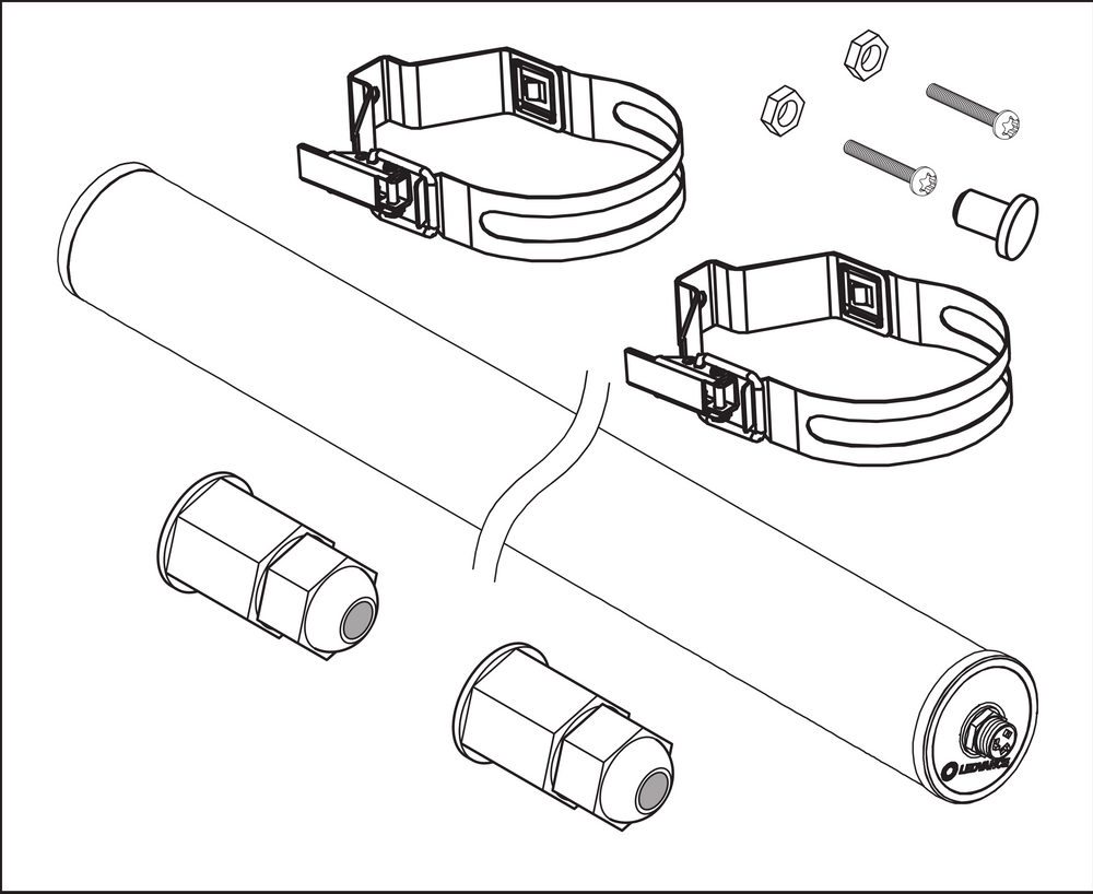 Ledvance Feuchtraumleuchte Special 1200 LED Wannenleuchte 22W 4000K Kaltweiß IP67 IP69K 2800 Lumen IK06 Deckenmontage