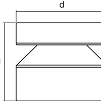 Ledvance ENDURA Style Cylinder LED Deckenleuchte für Außen 6W 3000K IP44 Edelstahl