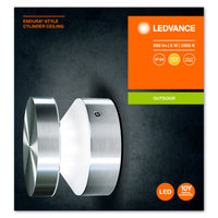Ledvance ENDURA Style Cylinder LED Deckenleuchte für Außen 6W 3000K IP44 Edelstahl