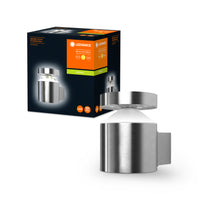 Ledvance ENDURA Style Cylinder Wall LED Light 6W 3000K IP44 Stainless Steel Outdoor Surface Mounted