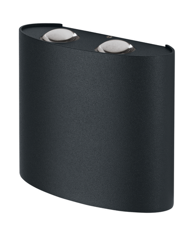 Ledvance ENDURA Style UpDown Deco II LED Wandleuchte 11W 3000K Dunkelgrau IP44 Außenbeleuchtung