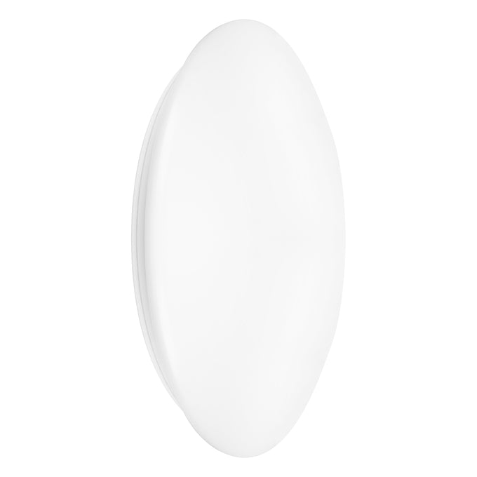 Spectrum LED Deckenaufbauleuchte rund 42W 3000K 3500 Lumen IP44 Gehäuse Stahl weiß