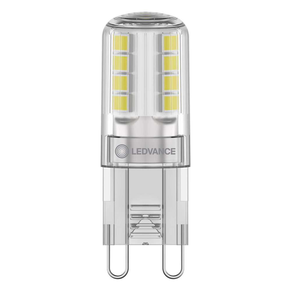 Ledvance LED G9 Pin Bulb 2.6W 4000K Clear 320 lumens 220-240V 300° Non Dimmable Cool White