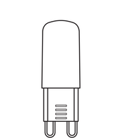 Ledvance LED G9 Pin Bulb 2.6W 4000K Clear 320 lumens 220-240V 300° Non Dimmable Cool White