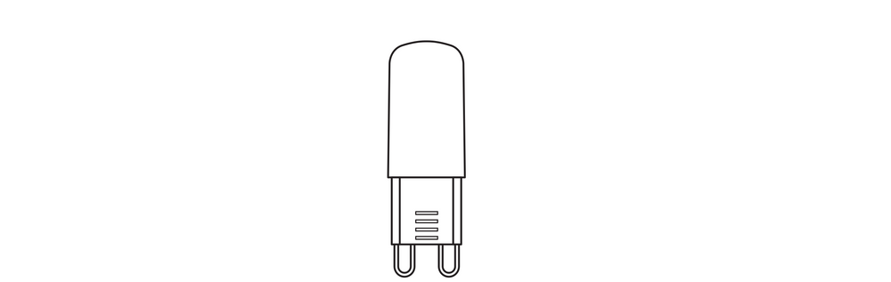 Ledvance LED G9 Pin Bulb 2.6W 4000K Clear 320 lumens 220-240V 300° Non Dimmable Cool White