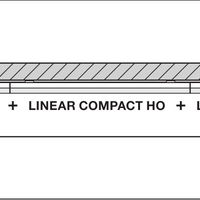 Ledvance LINEAR Compact High Output LED Surface Light 20W 3000K 2000 lumens White IP20 1173mm