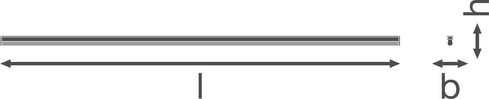 Ledvance LINEAR COMPACT HIGH OUTPUT LED Aufbaulampe 25W 3000K 2500 Lumen 1473mm Weiß IP20