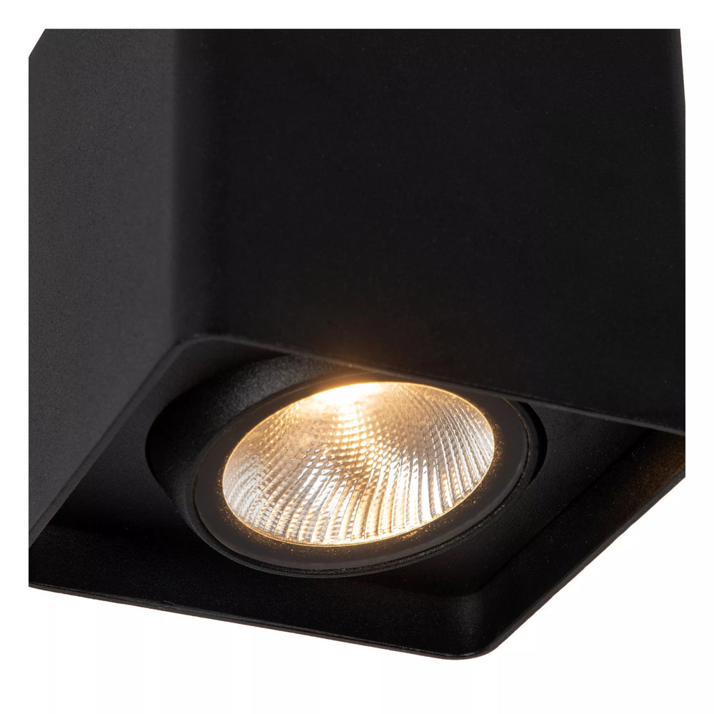 Lucide LEEDS Außen-LED-Deckenleuchte 1x9W 2700K IP54 Schwarz