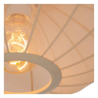 Lucide CORINA LED pendant lamp Ø50cm, E27, dimmable, 40W, 230V, adjustable height, cream modern design